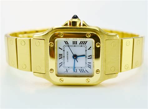 Cartier Santos White Women's Watch 